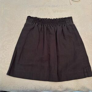 J. Crew Black Mini Skirt